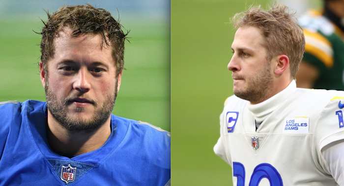 Matthew Stafford and Jared Goff